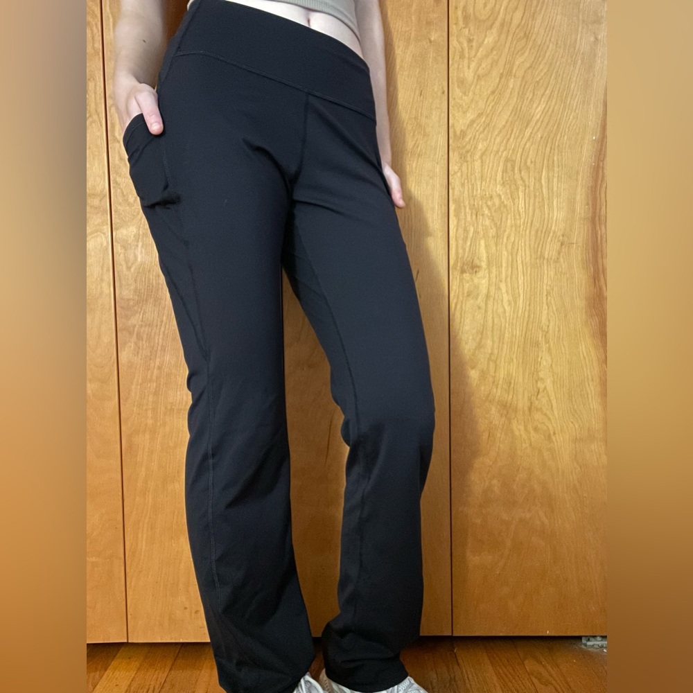 All in Motion Black Straight Leg Leggings